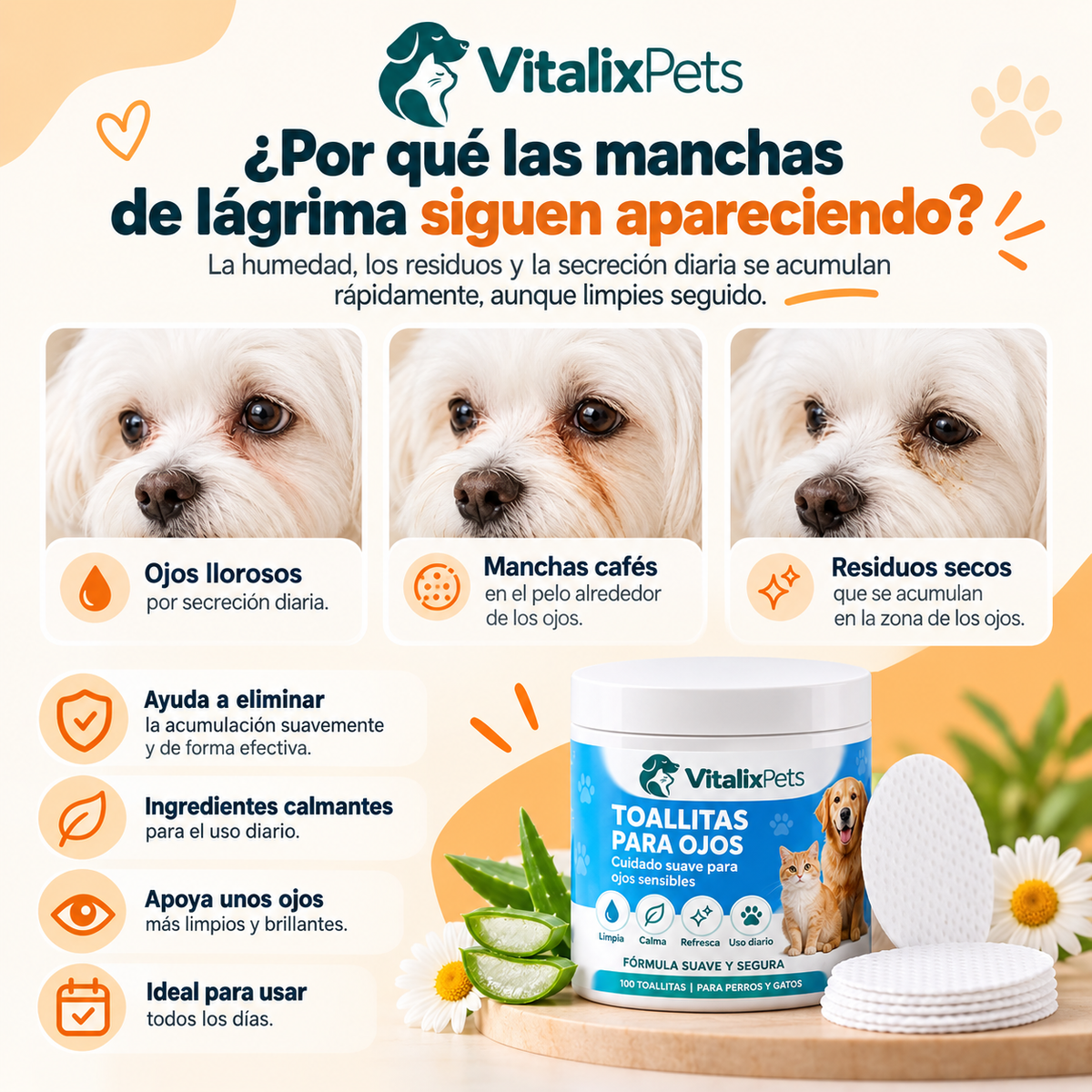 Ojos Limpios en 30 Segundos: Rutina Diaria para tu Perro